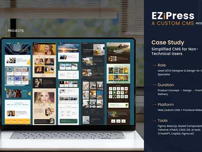 EZiPress Custom CMS App